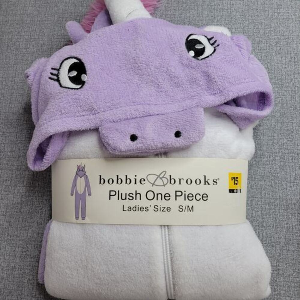 Unicorn one piece purple Pajama costume  Halloween Cosplay S/M‎